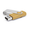 Produktprov USB-minnen i trä med aluminiumbygel