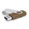 Muster USB-Stick Holz mit Aluminiumbügel