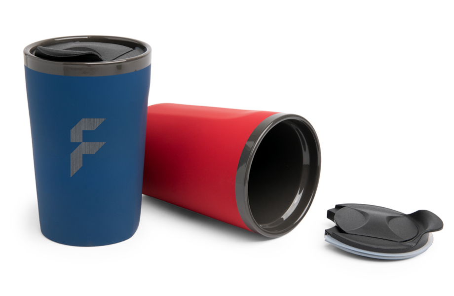 Keramikbecher soft gummiert mit Lasergravur