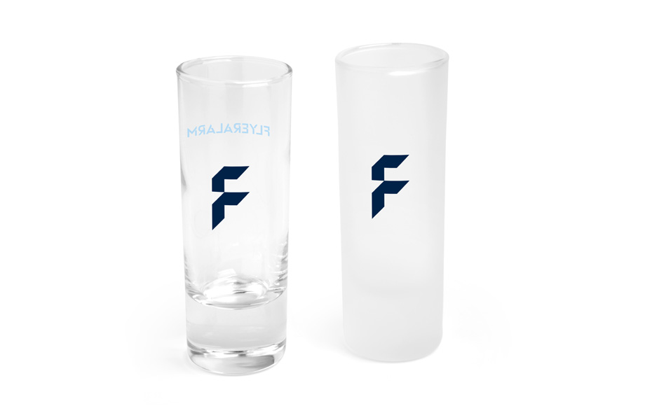 Snapseglas cylindrisk