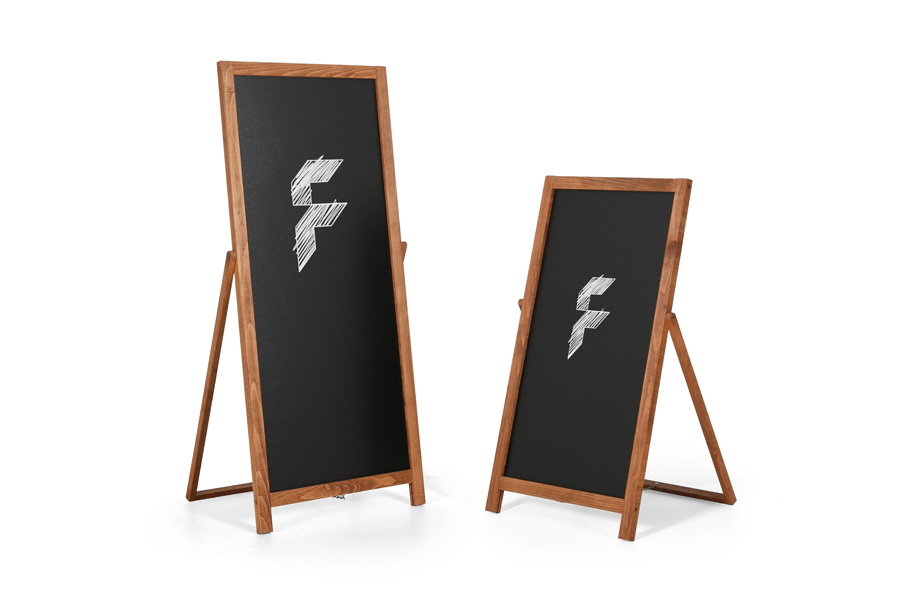 Kundenstopper Tafel, kompakt