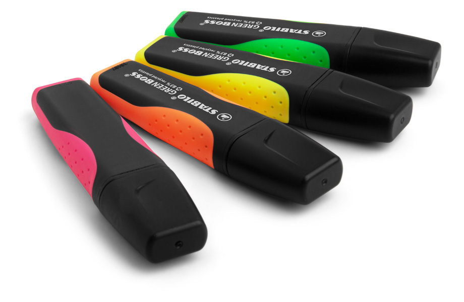 Muster STABILO GREEN BOSS Textmarker drucken bei FLYERALARM
