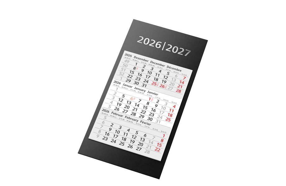 Ersatzkalendarium für Tischkalender Buchenholz