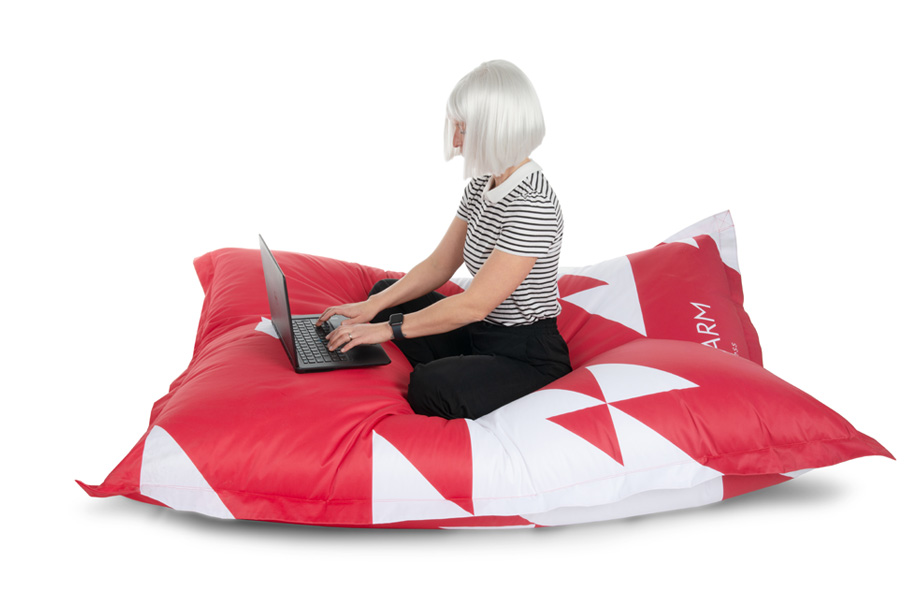 Bean bags lowcost and quick at FLYERALARM
