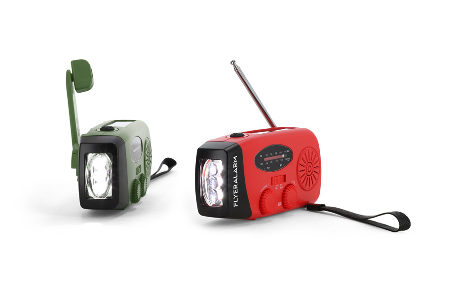 SafeSound Notfallradio mit Solar und Handaufzug