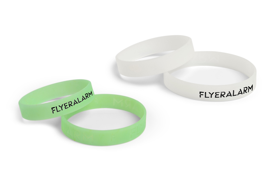 Silikonarmbänder fluoreszierend