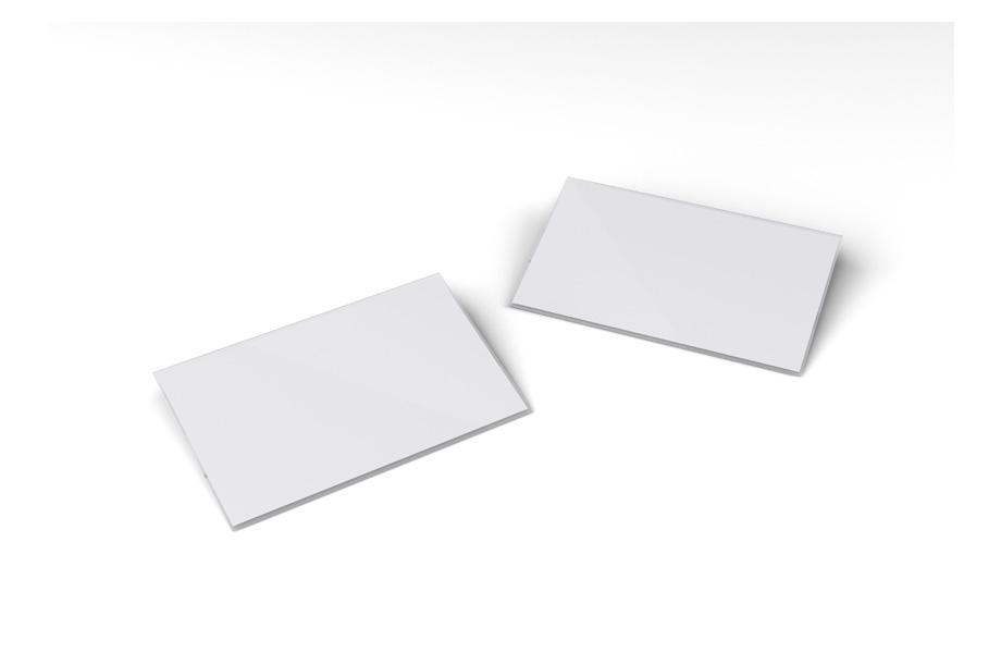 10 Stück Namensschilder 75x30mm Mit Magnet - Kunststoff Ausweise Mehrfarbig