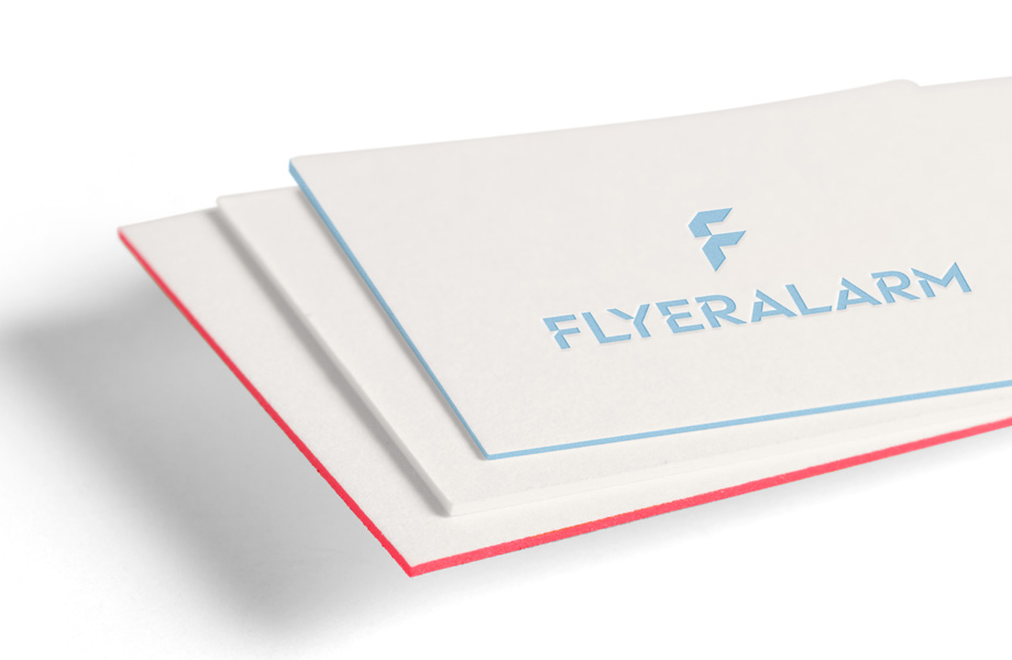 Flyers med letterpress