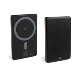Muster Magnetische Wireless-Powerbanks  Recycling-Aluminium 5.000 mAh