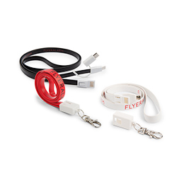 Lanyards con cable cargador