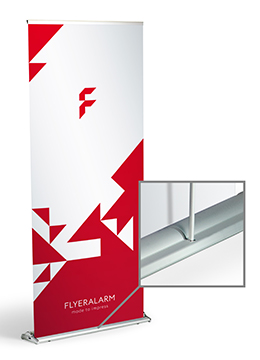 Roll-up banners comfort, compleet incl. systeem