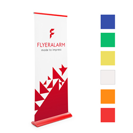 Roll-up banners colour, compleet incl. cassette