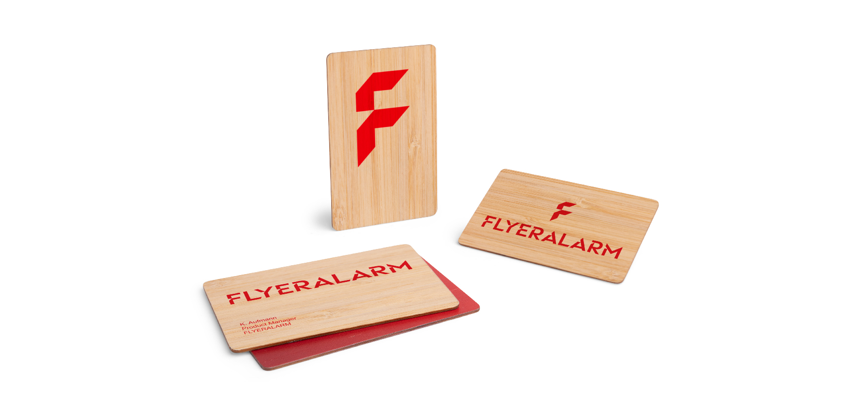 Visitenkarten aus Holz