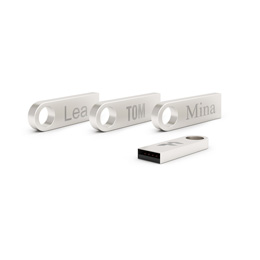 USB-Sticks Metall mit Wunschnamen