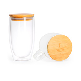 bicchiere con coperchio in silicone e fascetta dal design futuristico da 400 ml Coffee-to-Go bicchiere Morgenheld il tuo bicchiere di bambù alla moda 