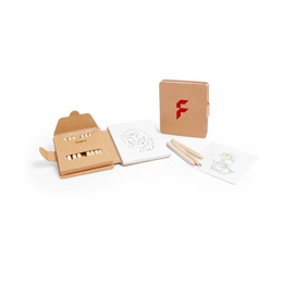 Sets kleurpotloden met kleurboek