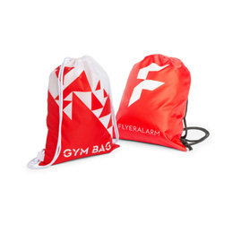 Gymnastikpose af polyester med mulighed for tryk på hele fladen