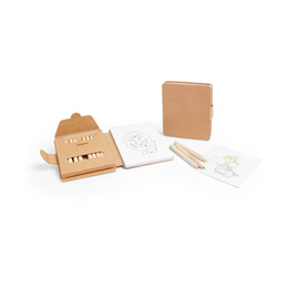 Sample set kleurpotloden met kleurboek