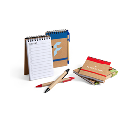 Notizblöcke mit Kugelschreiber