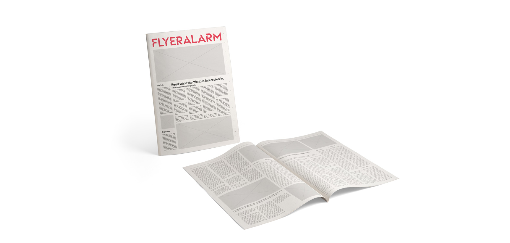 Zeitungen im Tabloid Format 