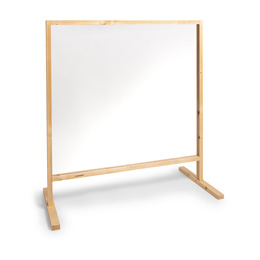 Plexiglas baliescherm met houten frame