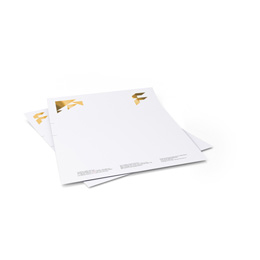 Luxe briefpapier met veredeling drukken