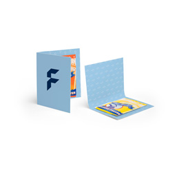 Klappkarten mit Ahoj Brause