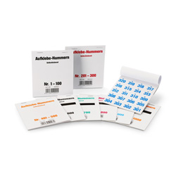 Aufklebenummern