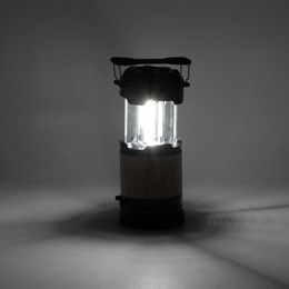 Muster LED Laternen mit Bambusmantel