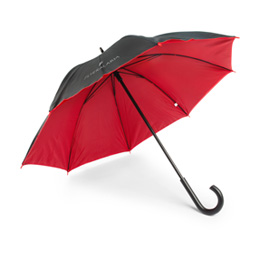 Paraplyer med farvet inderside