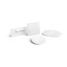 Muestra chapas con doming