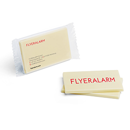 Schokoladen-Visitenkarte