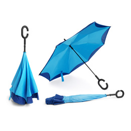 Produktprøve på omvendte paraplyer