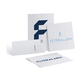 Ansichtkaarten van groeipapier