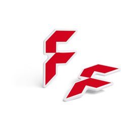 Knappar med domad yta i valfri form