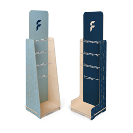 POS-Displays aus Holz Eurolochhaken