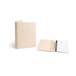 Muster Ringordner aus Birkenholz