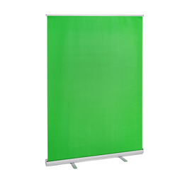 Greenscreen roll-up banner classic, compleet incl. bedrukking