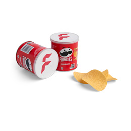 Pringles Mini mit Werbeeinleger
