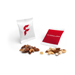 Blandning av nötter och russin