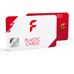 Plastkort med förädling