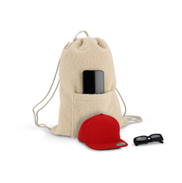 Muster Turnbeutel aus Teddystoff