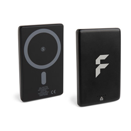 Magnetische Wireless-Powerbanks Recycling-Aluminium 5.000 mAh