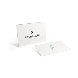 Flyers med letterpress