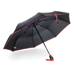 Campione di ombrello tascabile nero