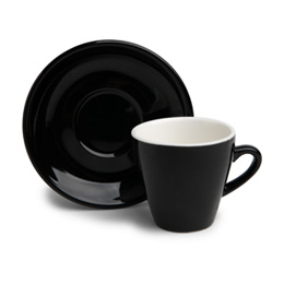 Muster Espressotassen schwarz